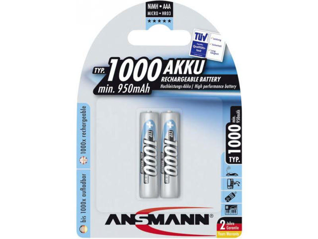 ANSMANN - AAA 1000 MAH