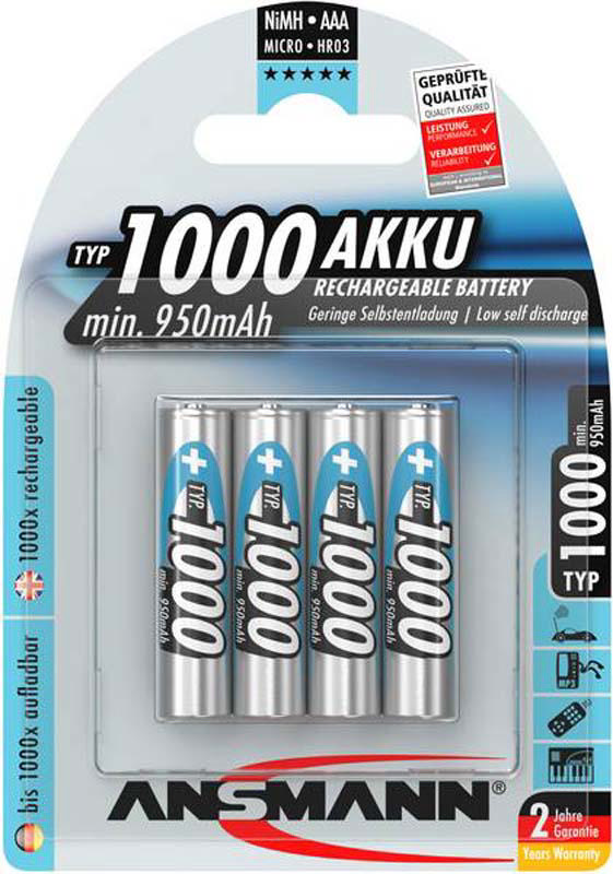 ANSMANN - AAA 1000 MAH