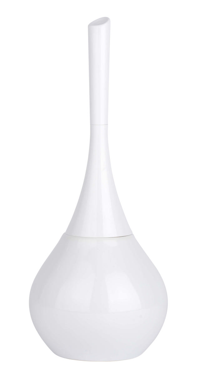 WENKO CERAMIC TOILET BRUSH FLAKON WHITE