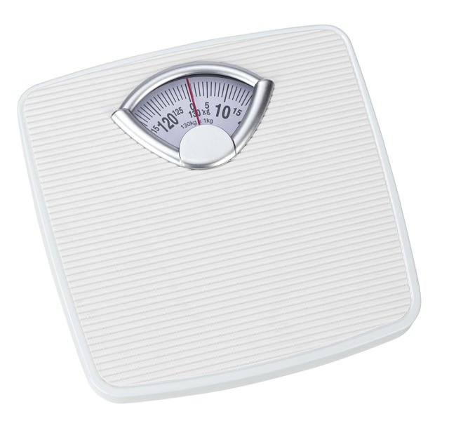 WENKO ANALOG BODY SCALE WHITE 27X26.5CM