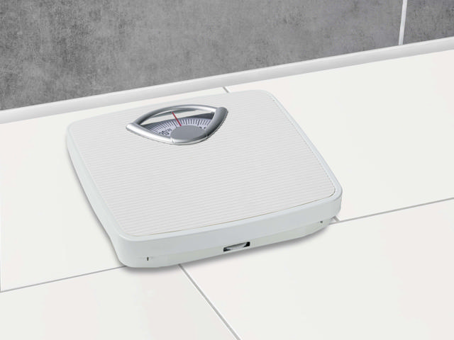 WENKO ANALOG BODY SCALE WHITE 27X26.5CM