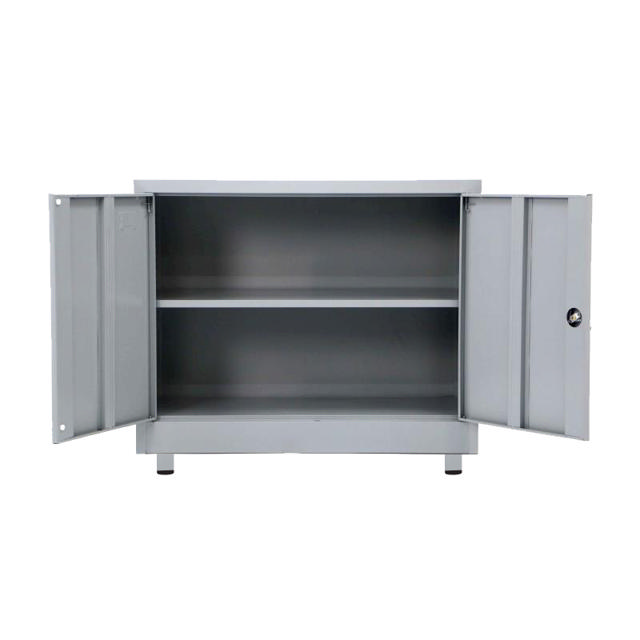 CRONOS METALIC LOW CABINET 2 DOORS 90CM X 39CM X 107.5CM