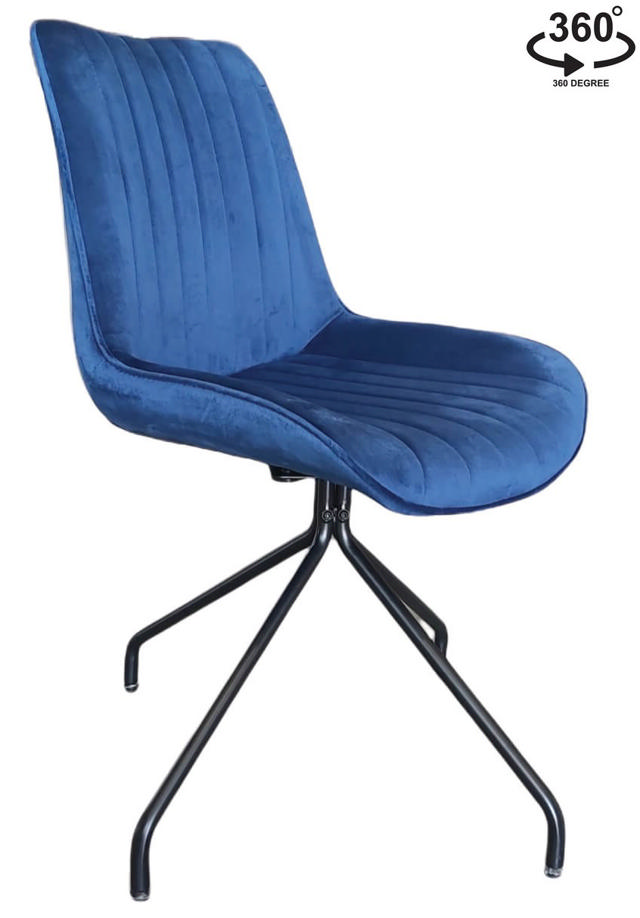 AVA DINING CHAIR BLUE 43X70X52CM