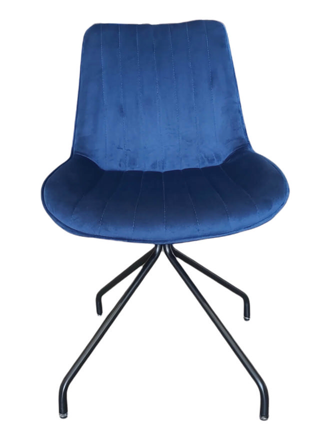 AVA DINING CHAIR BLUE 43X70X52CM