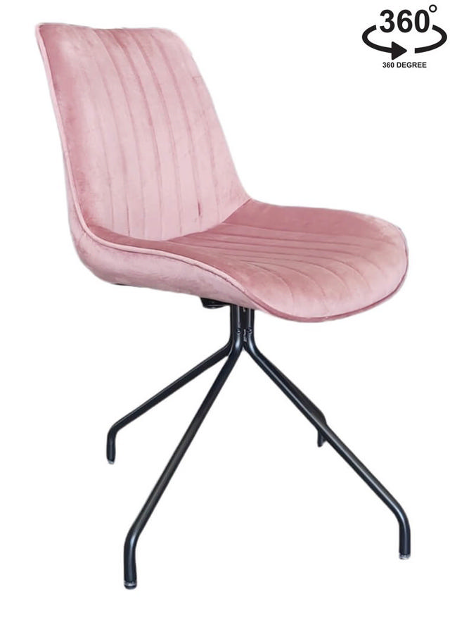 AVA DINING CHAIR PINK 43X70X52CM