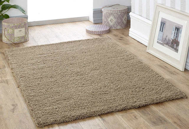 ROS CARPET 160X230CM ALMOND BROWN