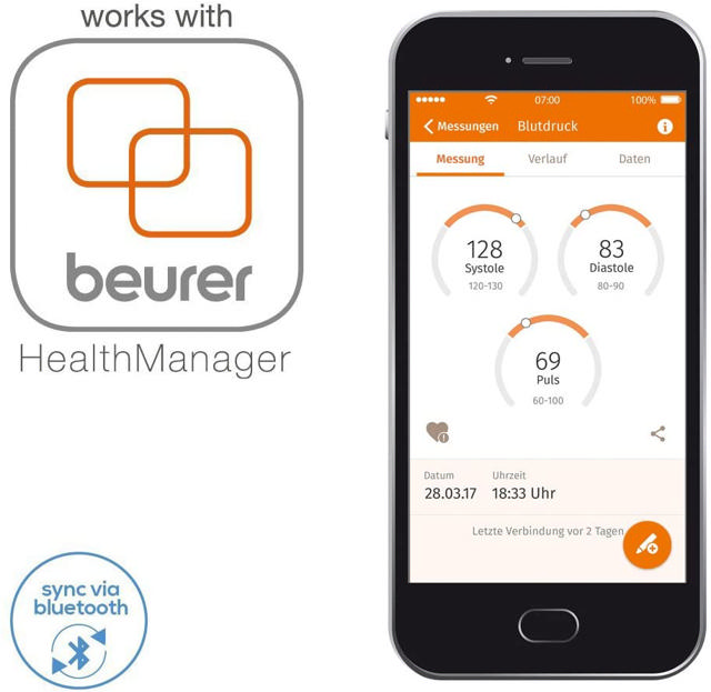 BEURER BM57 BLOOD PRESSURE MONITOR