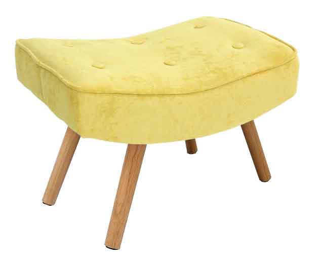 NATALY FOOTSTOOL YELLOW