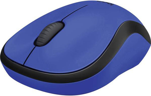 LOGITECH WIRELESS MOUSE BLUE M220