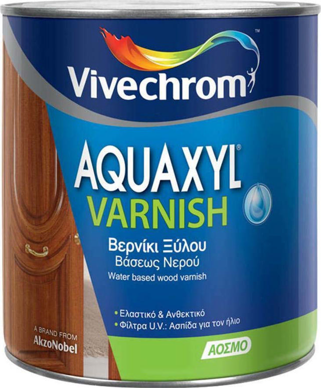 VIVECHROM AQUAXYL VARNISH SATIN OREGON PINE 0.75L