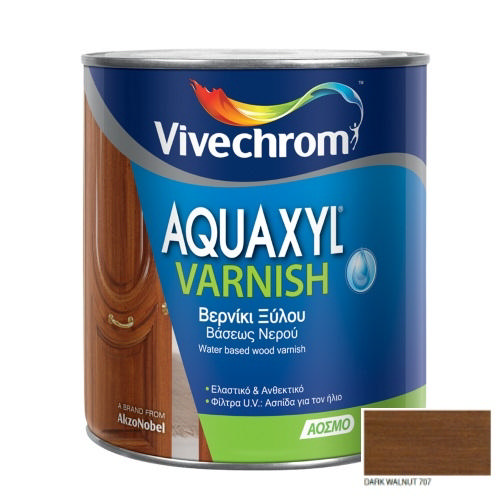 VIVECHROM AQUAXYL VARNISH SATIN CHESTNUT 0.75L