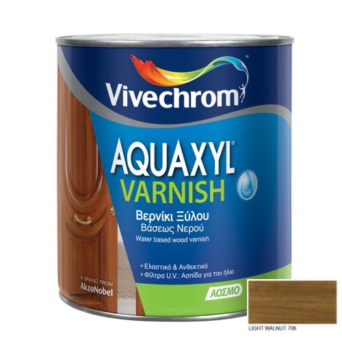 VIVECHROM AQUAXYL ΒΕΡΝΙΚΙ SATIN ΚΑΡΥΔΙΑ 0.75L