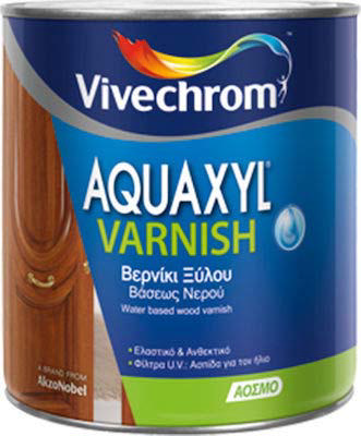 VIVECHROM AQUAXYL VARNISH SATIN GOLD OAK 0.75L