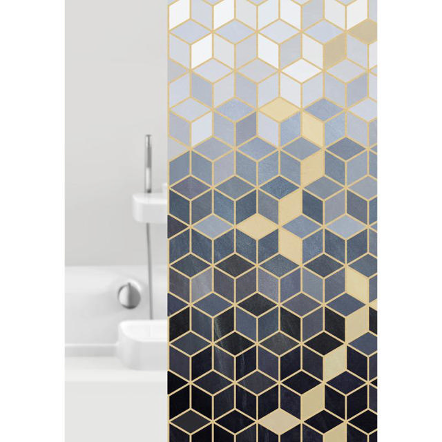 TEXTILE SHOWER CURTAIN MARA ORO