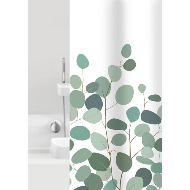 TEXTILE SHOWER CURTAIN FOGLIAME