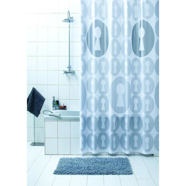 SHOWER CURTAIN PEVA OLTRE ARGENTO