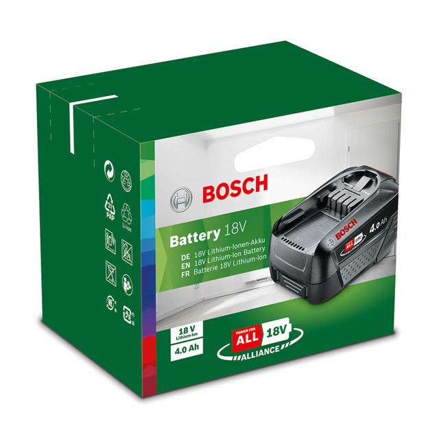 BOSCH PBA 18V BATTERY 4.0AH