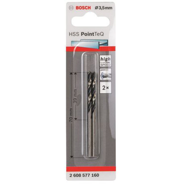 BOSCH HSS POINTTEQ ΕΛΙΚΟΕΙΔΕΣ ΤΡΥΠΑΝΙ 3,5 MM