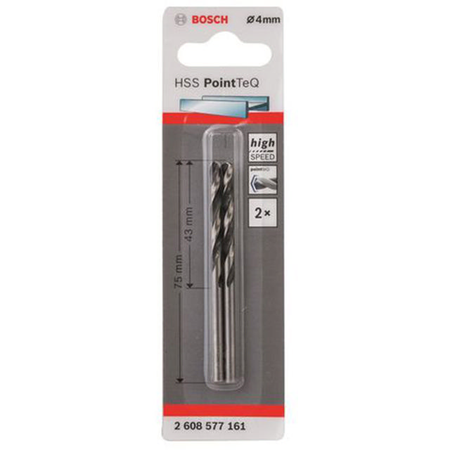 BOSCH HSS POINTTEQ ΕΛΙΚΟΕΙΔΕΣ ΤΡΥΠΑΝΙ 4,0 MM