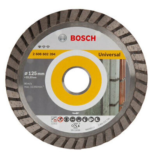 BOSCH STANDARD DIAMOND DISC FOR UNIVERSAL TURBO  25 X 22,23 X 2 X 10 MM