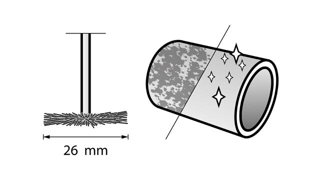 DREMEL 403 ΒΟΥΡΤΣΑ 19MM 2PCS