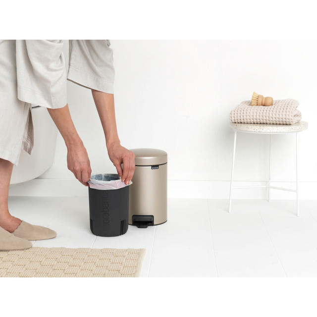 BRABANTIA NEW ICON PEDAL BIN 3L CHAMPANGE