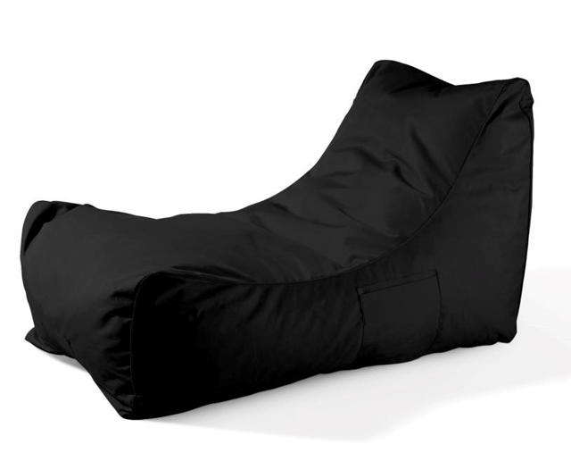 OUTDOOR BEAN BAG 110X67CM - BLACK