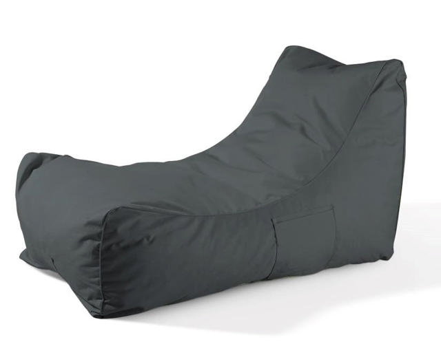 OUTDOOR BEAN BAG 110X67CM - DARK GREY