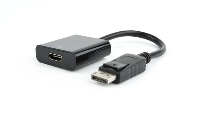 ΚΑΛΩΔΙΟ ΠΡΟΣΑΡΜΟΓΕΑ DISPLAYPORT TO HDMI, ΜΑΥΡΟ, BLISTER