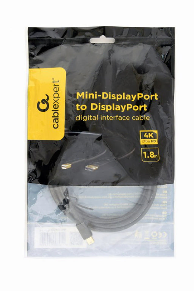 ΚΑΛΩΔΙΟ ΨΗΦΙΑΚΗΣ ΔΙΑΣΥΝΔΕΣΗΣ MINI DISPLAYPORT TO DISPLAYPORT, 1,8 M