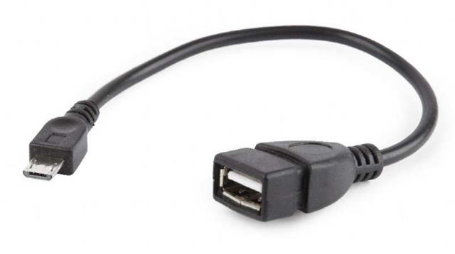 ΚΑΛΩΔΙΟ USB OTG AF ΣΕ MICRO BM, 0,15 M