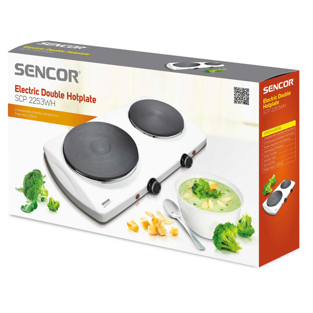 SENCOR SCP 2253WH-EUE3 DOUBLE HOT PLATE 2250W