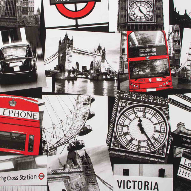 SUPERFRESCO EASY 50-841 BLACK RED LONDON MONTAGE