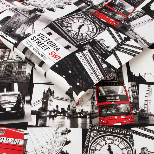 SUPERFRESCO EASY 50-841 BLACK RED LONDON MONTAGE