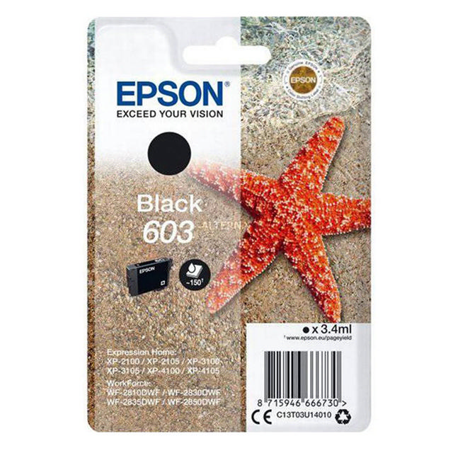 EPSON INK CARTRIDGE BLACK 603