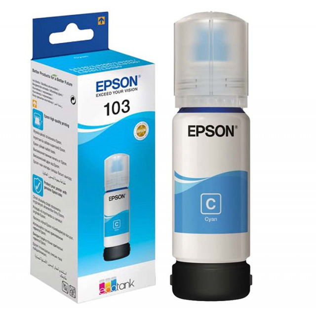 EPSON INK BOTTLE CYAN 103