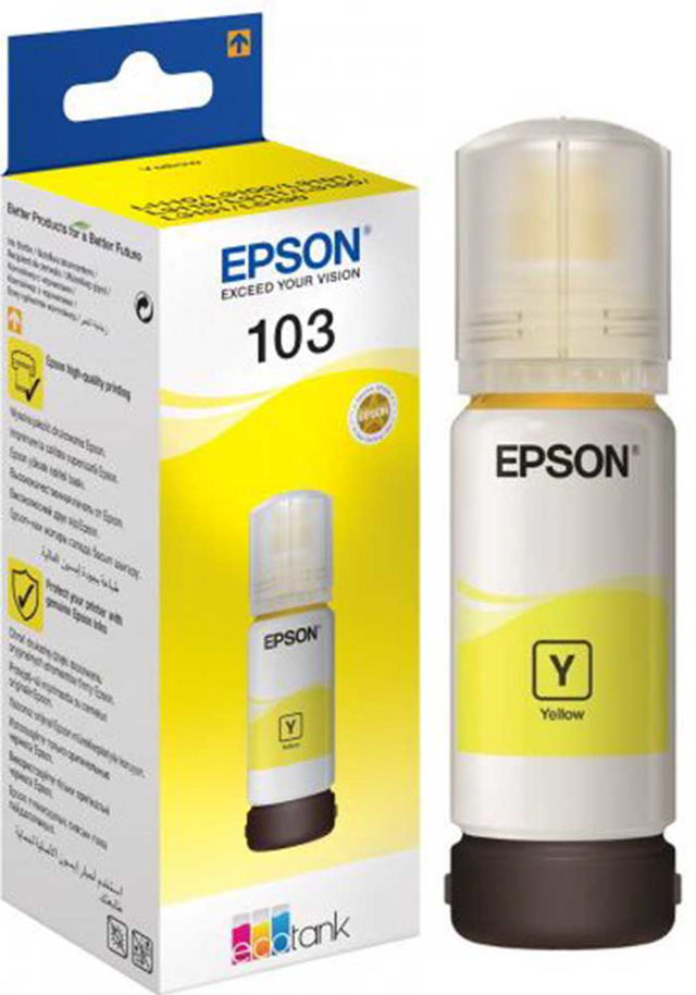 EPSON INK BOTTLE YELLOW 103