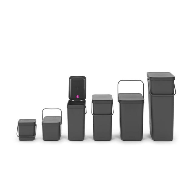 BRABANTIA SORT & GO WASTE BIN 3L GREY