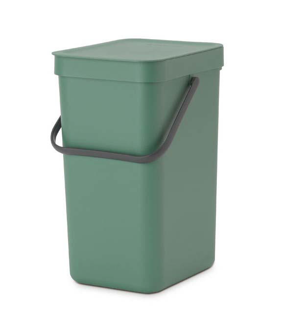 BRABANTIA SORT & GO WASTE BIN 12L GREEN