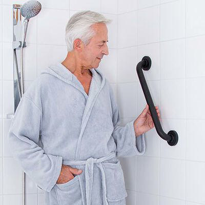 RIDDER GRAB BAR 45CM ΜΑΥΡΟ ΑΛΟΥΜΙΝΙΟΝ