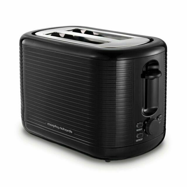 MORPHY RICHARDS ARC BLACK TOASTER 228398