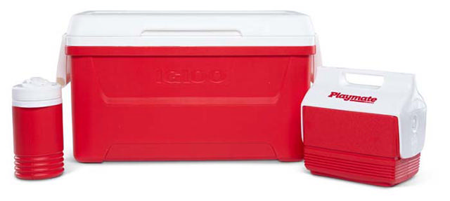 IGLOO COMBO COOLER SET LAGUNA RED 45LTR