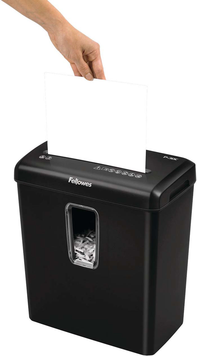 FELLOWES POWERSHRED P-30C 6 SHEET 15LTR CROSS-CUT SHREDDER