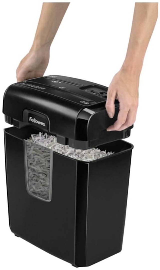 FELLOWES POWERSHRED 8CD 8 SHEET CROSS-CUT SHREDDER 14LTR