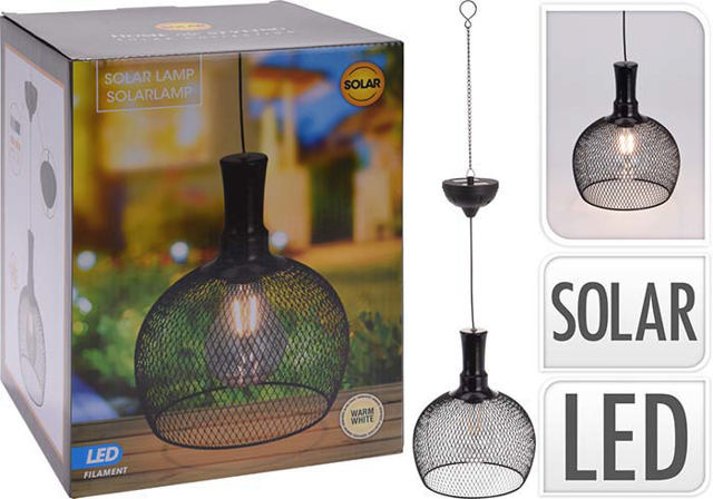 SOLAR HANGING LIGHT METAL