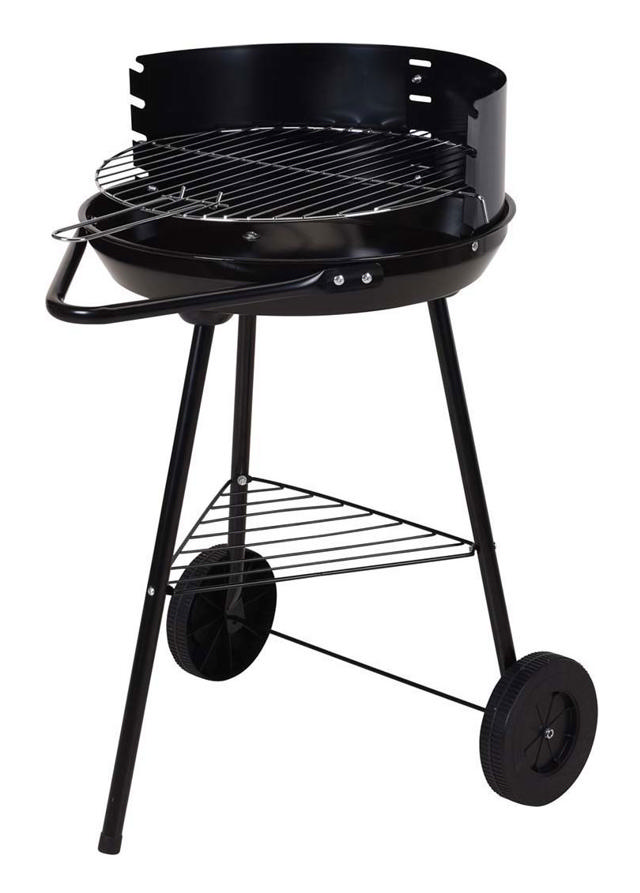 BBQ HALF OPEN BLACK 41CM