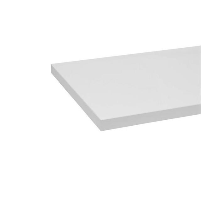 MELAMINE SHELF WHITE 60CM X 30CM X 18MM