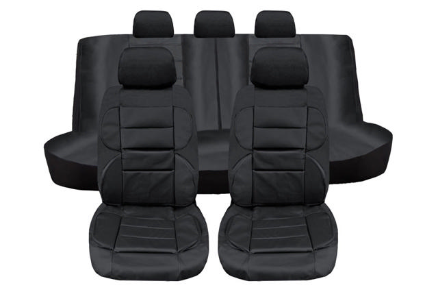 KAVER LUXURY CAR SET COVERS BLACK