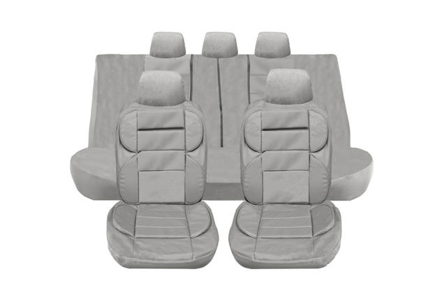 KAVER LUXURY CAR SET COVERS GREY