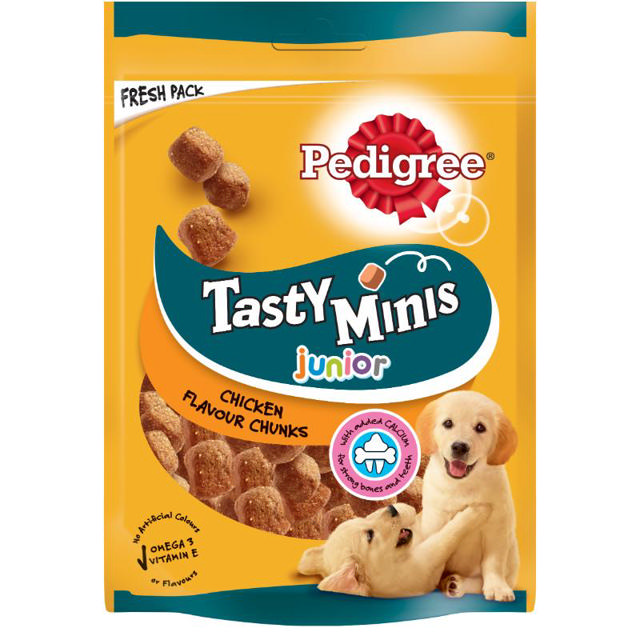 PEDIGREE CHEWY CUBES JUNIOR DOG TREAT 125G